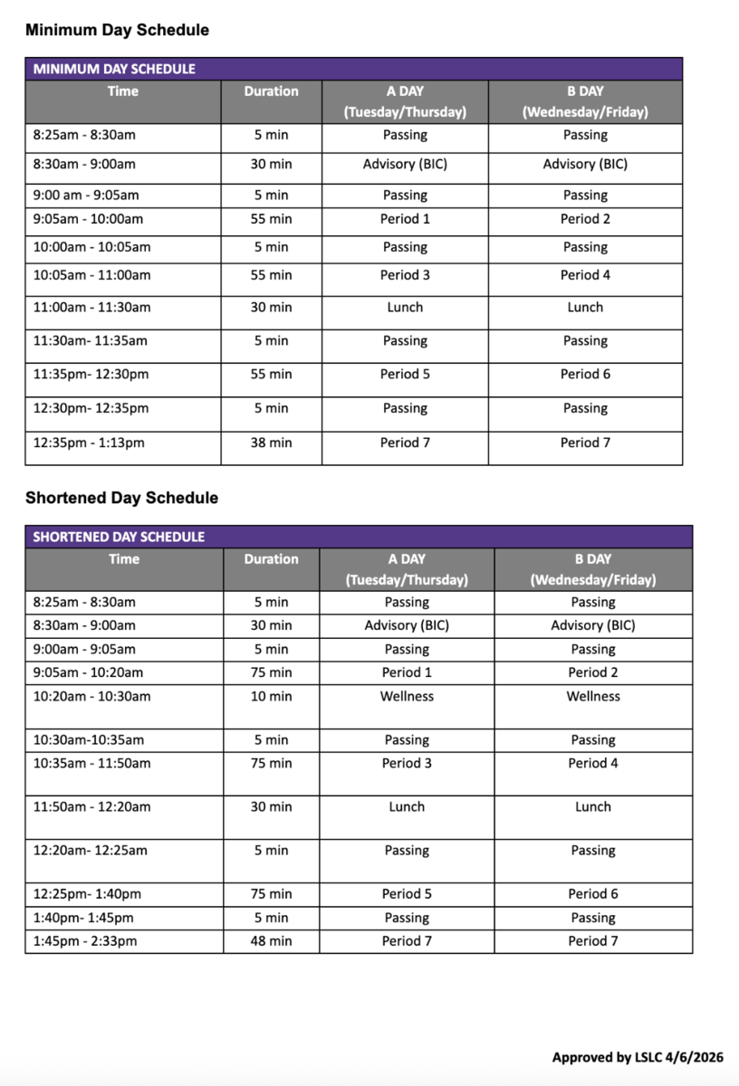 2026-2027 BELL SCHEDULE 2