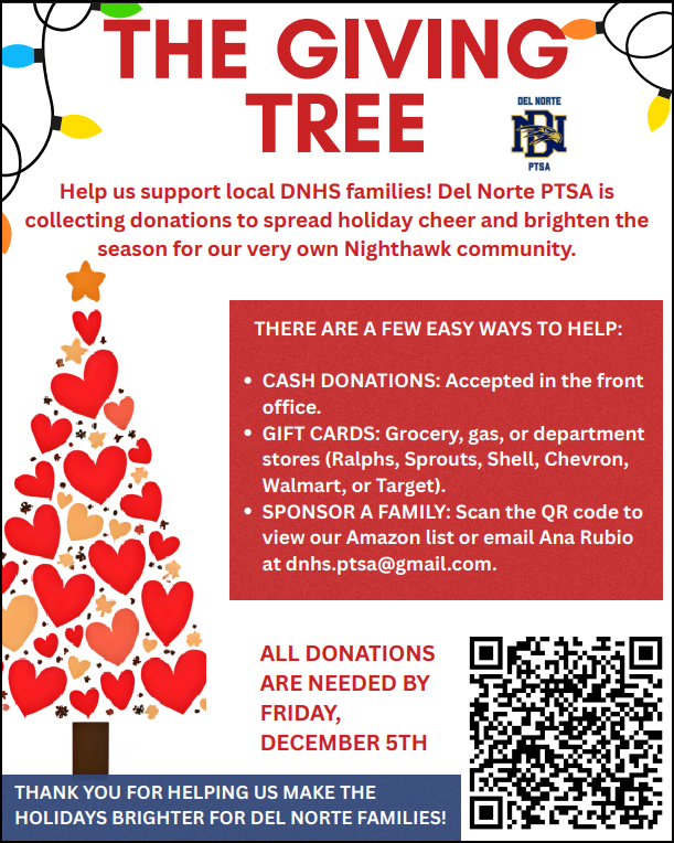 Giving Tree Flyer