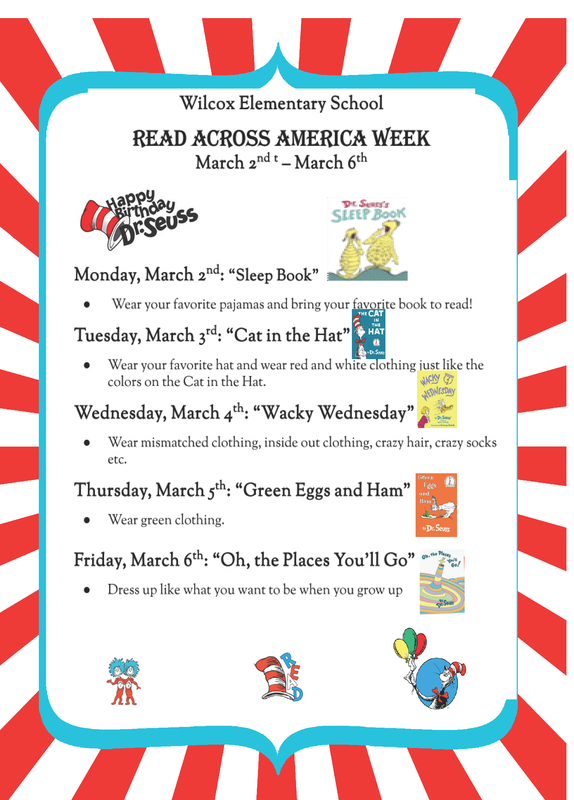 Read Across America Flyer English