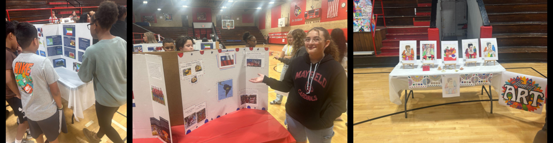 MMS Gallery Walk for Hispanic Heritage.