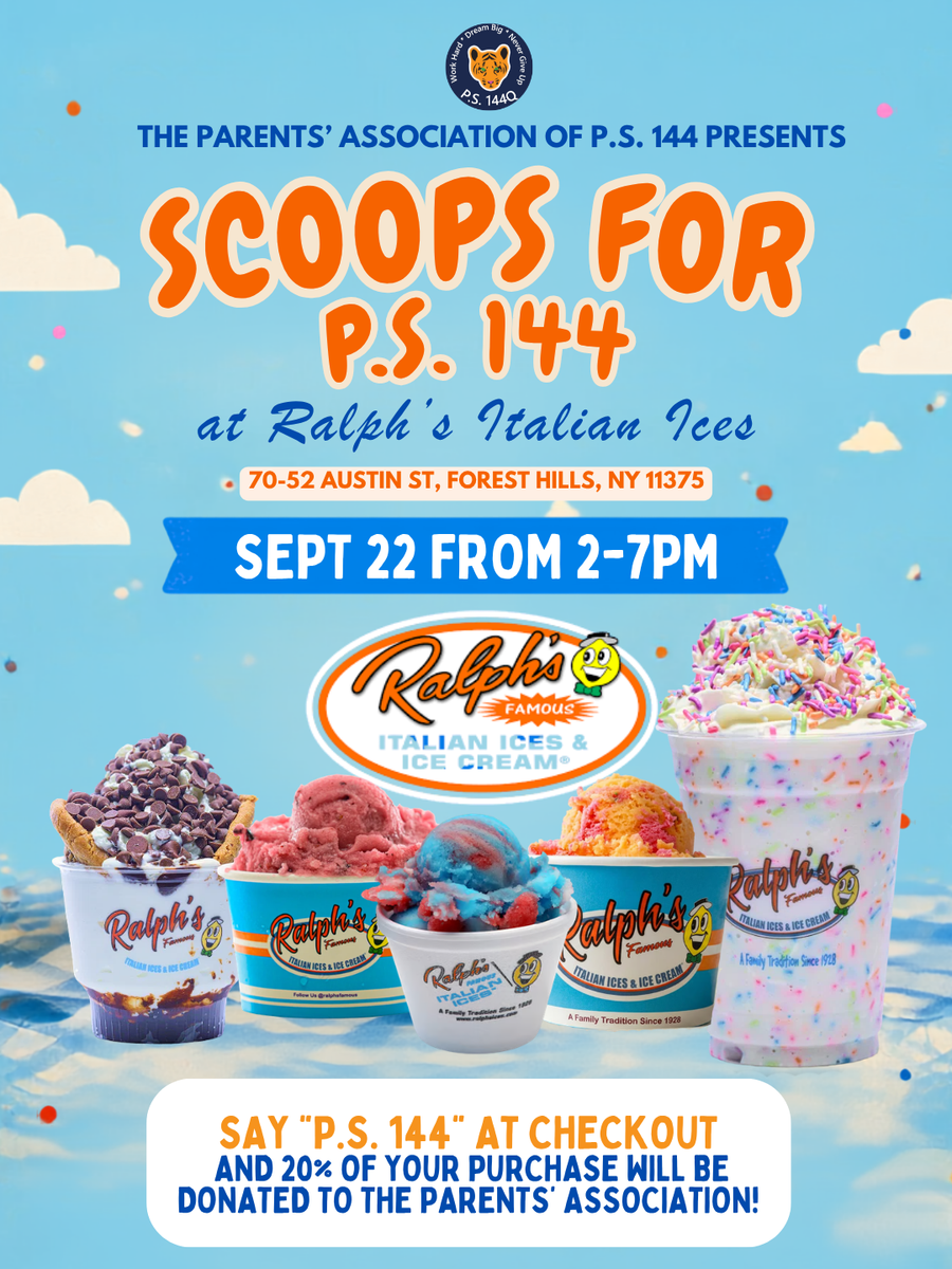 Scoops for School Flyer