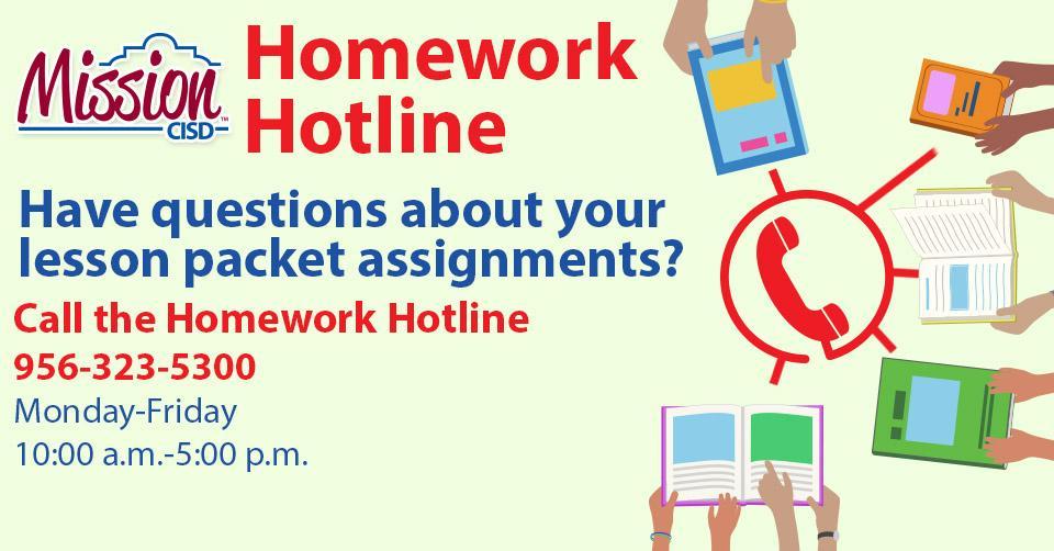 homework hotline graphic