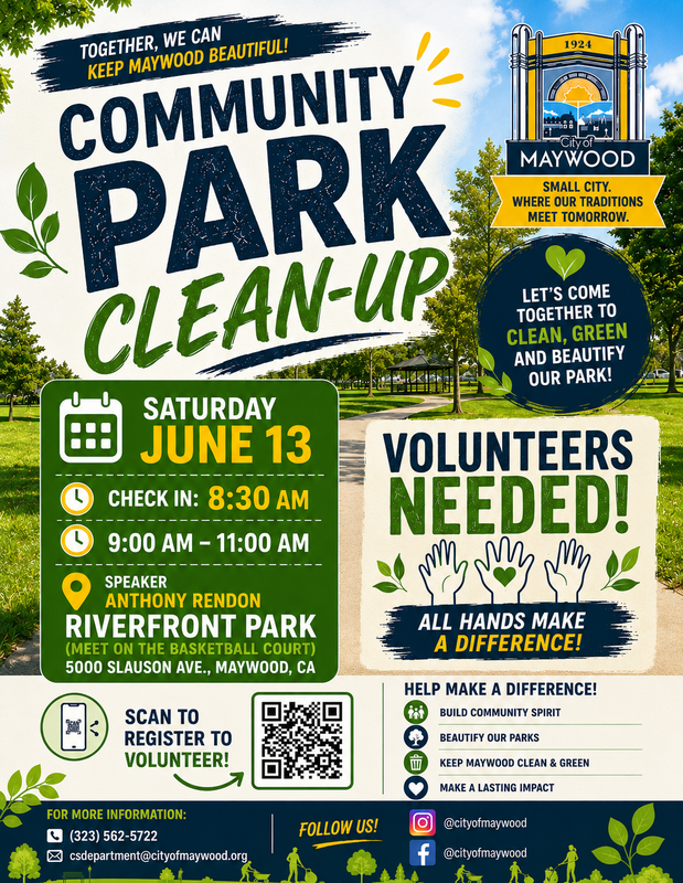 community park cleanup