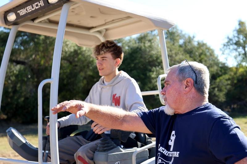 SVHS student Cruz King and SVHS Teacher Dalton Rudloff