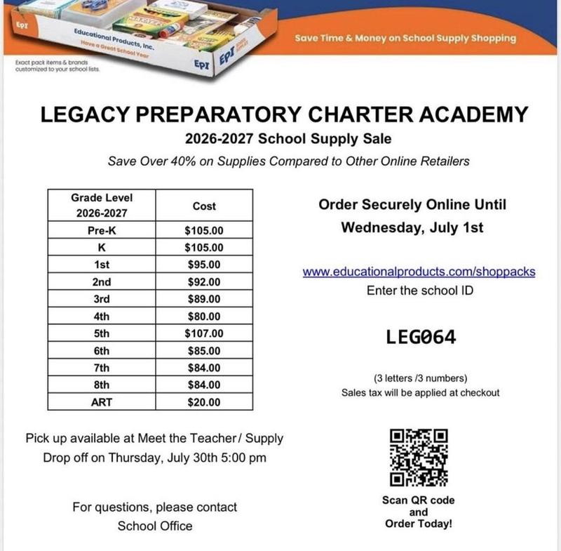 2026-2007 School Supply List-English
