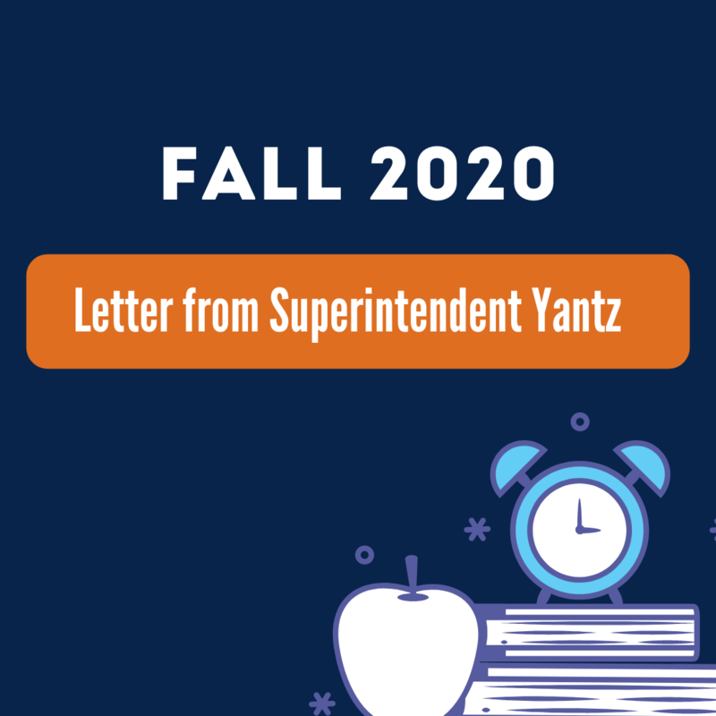 Letter from Superintendent Geoff Yantz Featured Photo