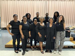 Staff band group photo