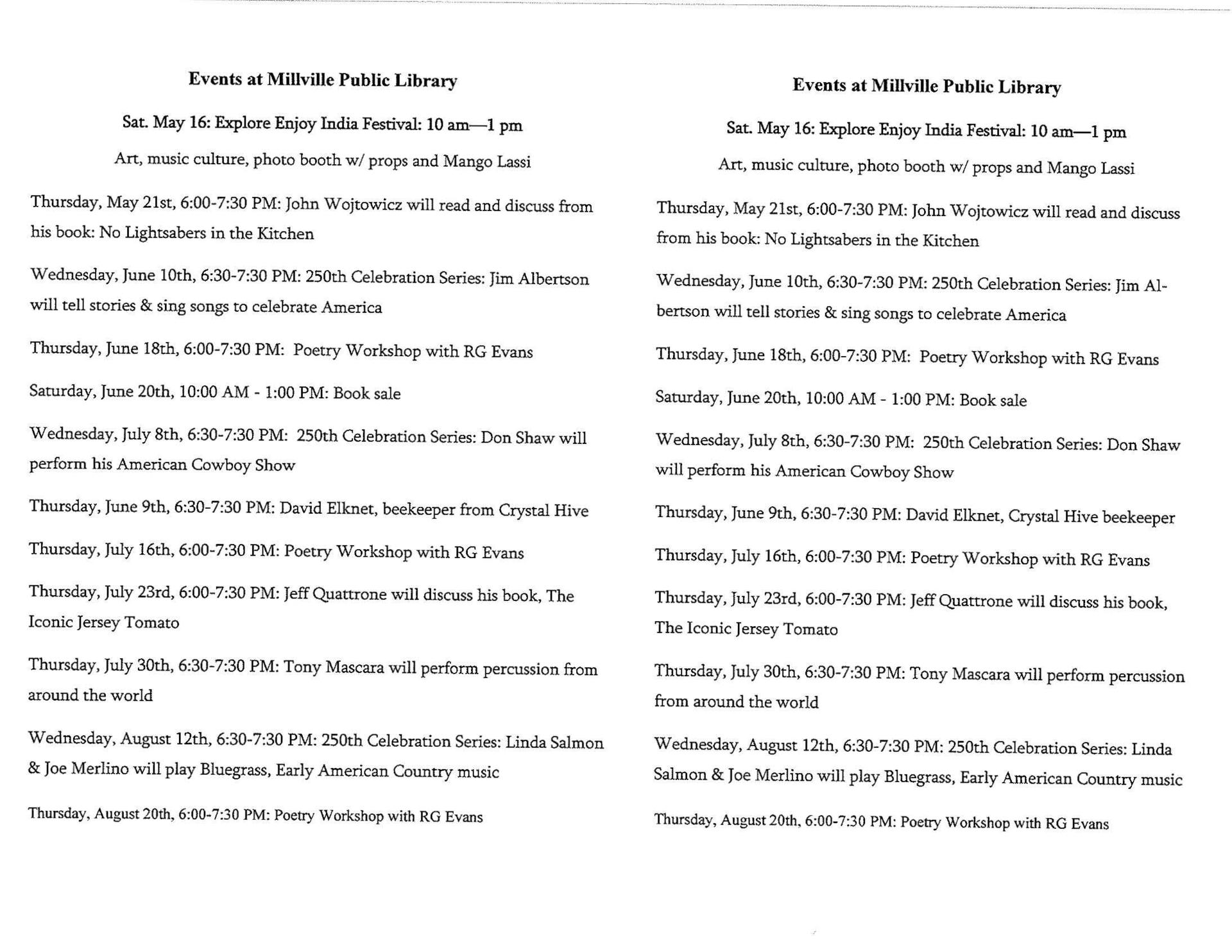 Library Events