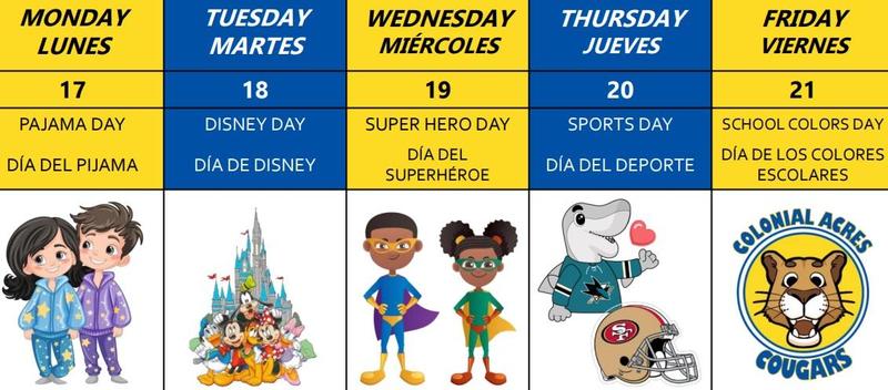 Spirit Week Nov. 17-21