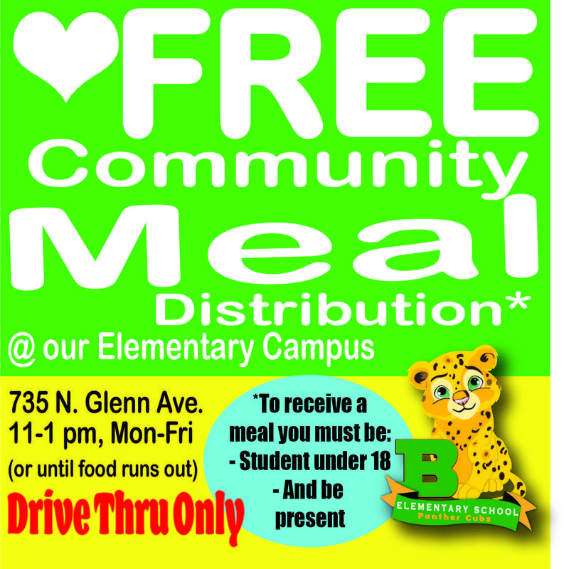 FREE Community Meal Distribution @ Elementary Campus! Featured Photo
