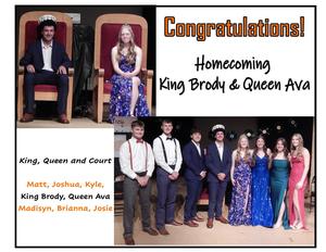 King Brody & Queen Ava and their court