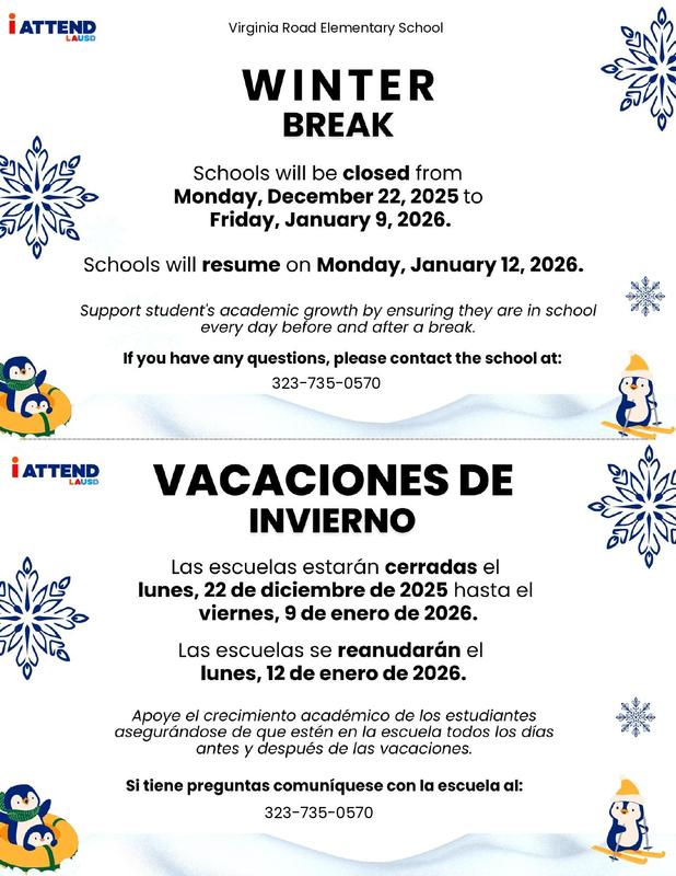 Winter Break Flyer