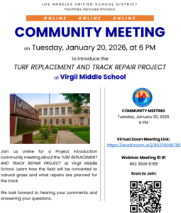 Turf Discussion Community Meeting