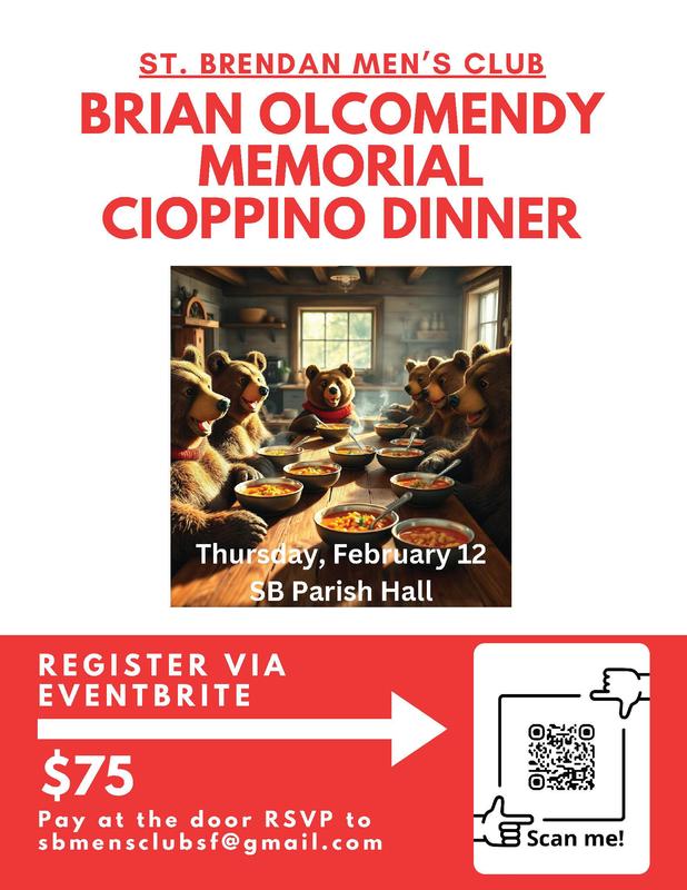 Men's Club Annual Cioppino Dinner on Thursday, February 12th Featured Photo