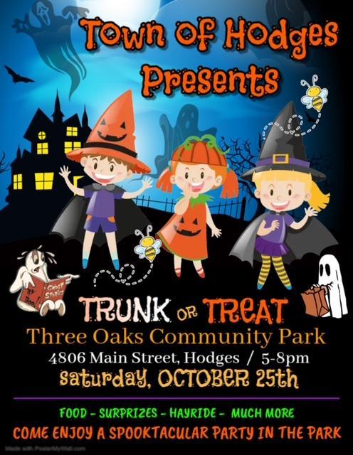 Town of Hodges Trunk or Treat Featured Photo