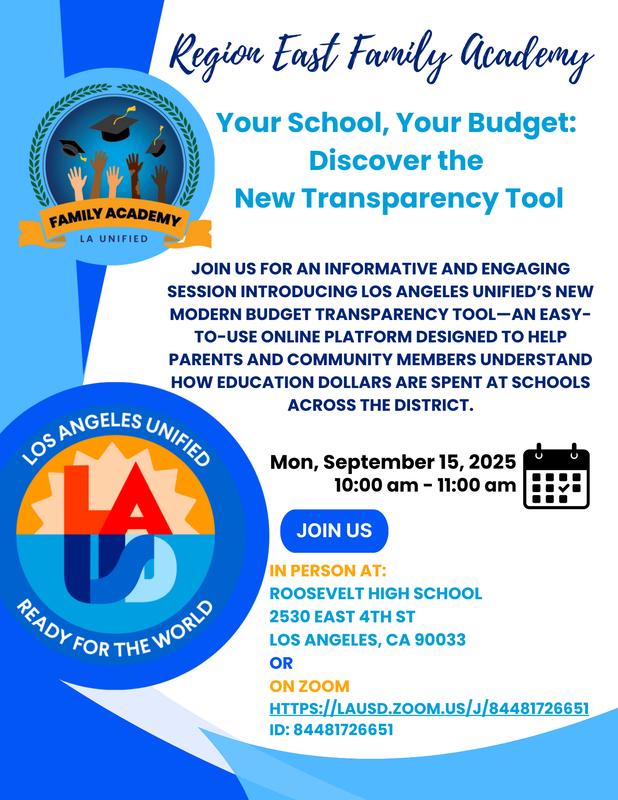 New Budget Tool Flyer English