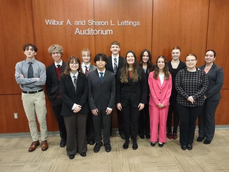 TKHS students competed at the regional BPA contest with 10 advancing to the state finals.