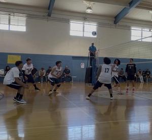 Boys volleyball in playoffs