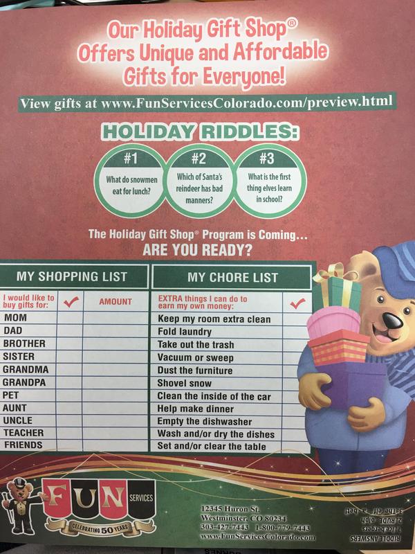 Santa's Workshop Flier