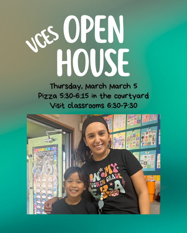 VCES Open House is March 5th Featured Photo