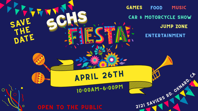 Save the Date for Fiesta - April 26th, 10am-6pm
