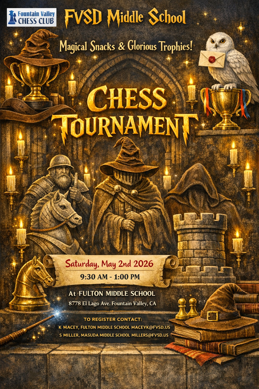 Chess Tournament Flyer 2026