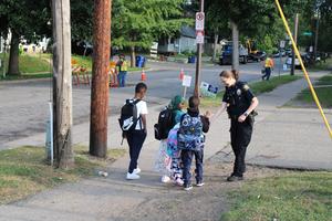 Thank you to the Saint Paul Police Department for joining us to welcome our students into the new school year!