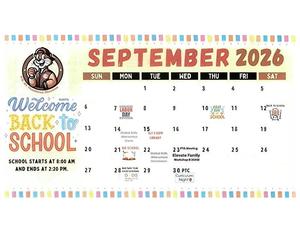 P.S. 81 September 2026-2027 Calendar