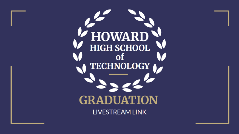 Pagee that says Howard Livestream link