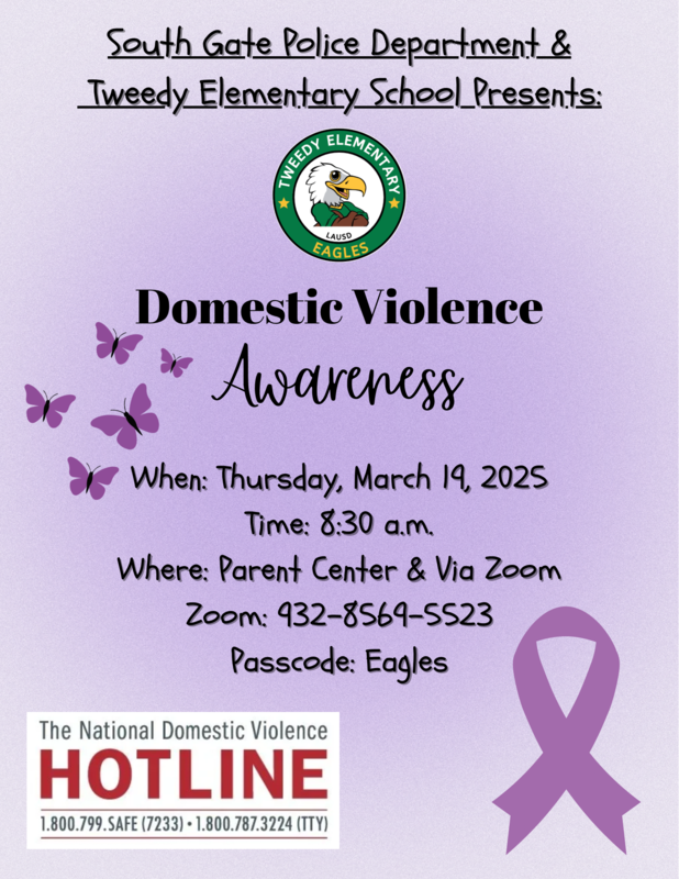 South Gate police department workshop on violence
