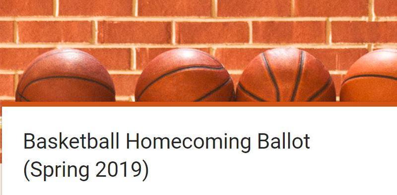 Homecoming ballot