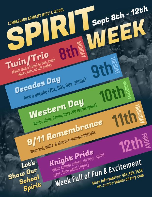 CAMS Spirit Week