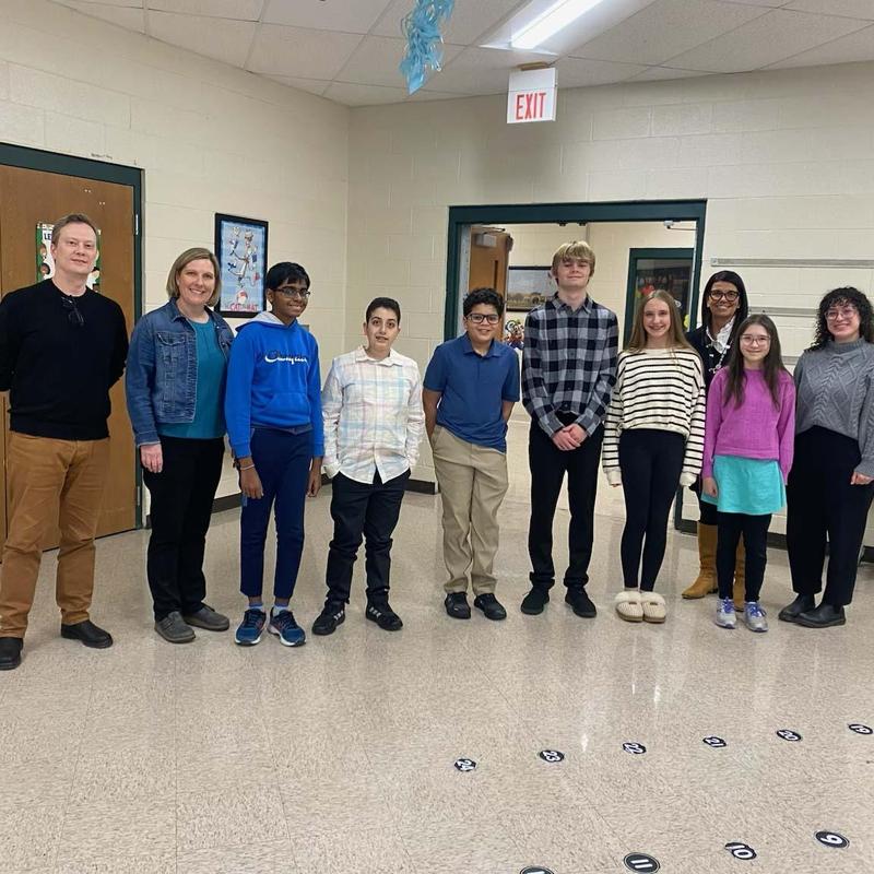 student musicians with their directors