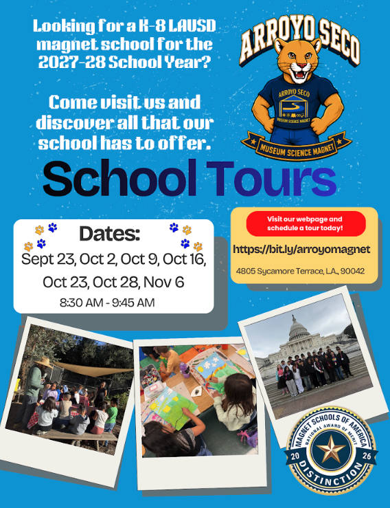 School Tour Schedule