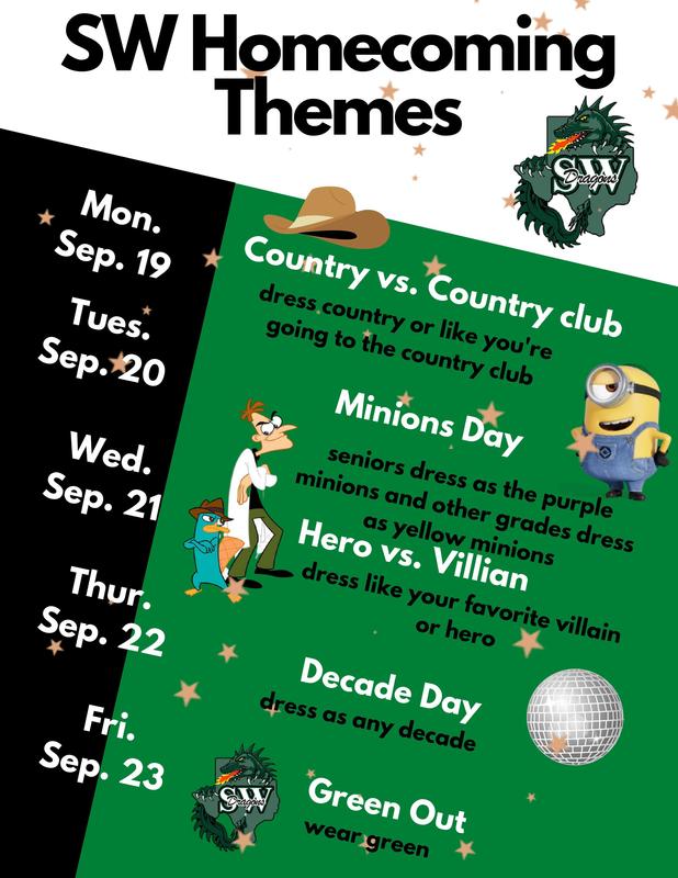 homecoming theme flyer