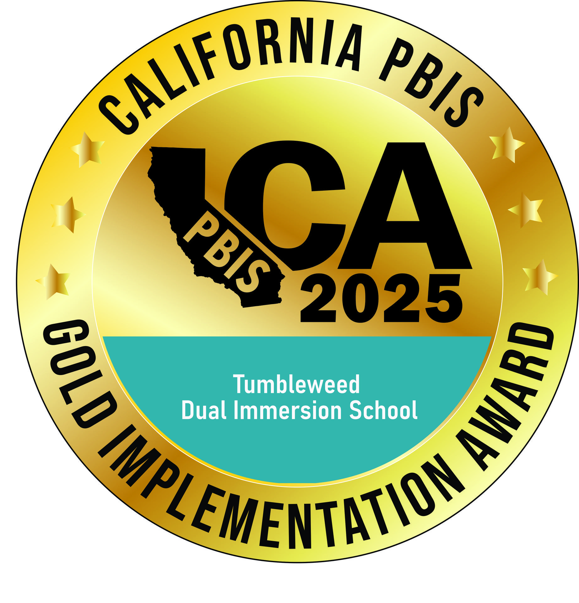 Tumbleweed PBIS Gold Award 2025