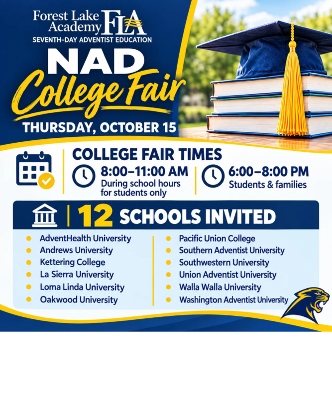 NAD College Fair - Oct 15