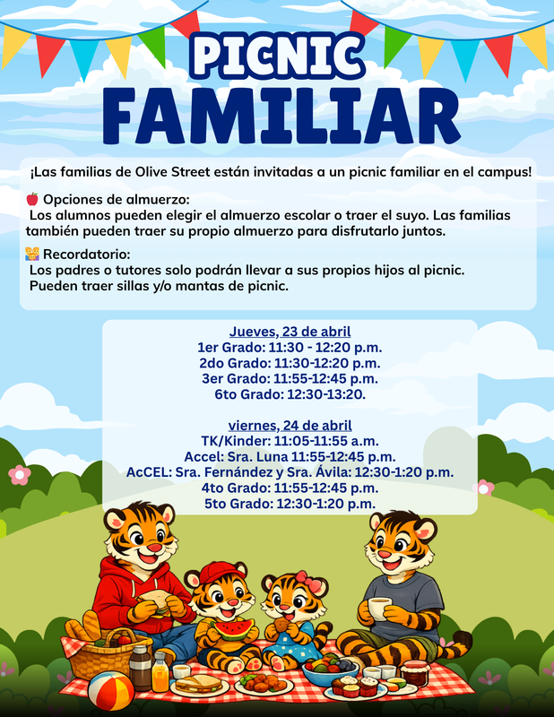 Span: Family Picnic 4/23 & 4/24