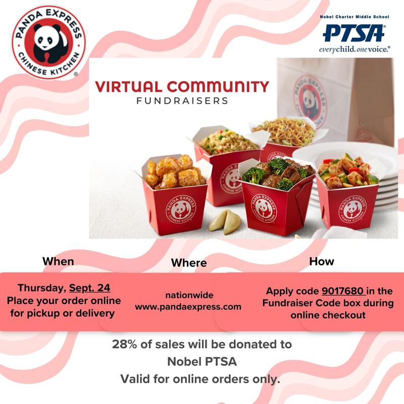 PTSA's Dine out September 24 at Panda Express Featured Photo