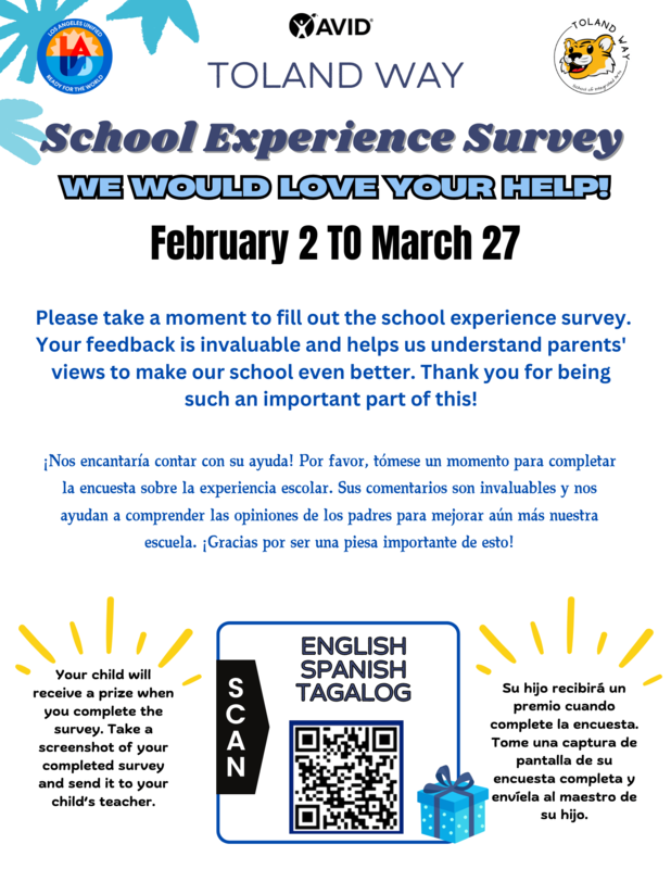 School Experience Survey