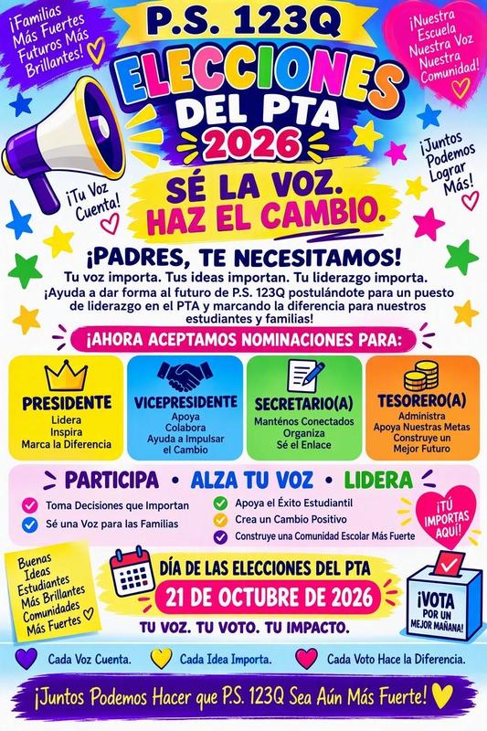PTA Elections Spanish