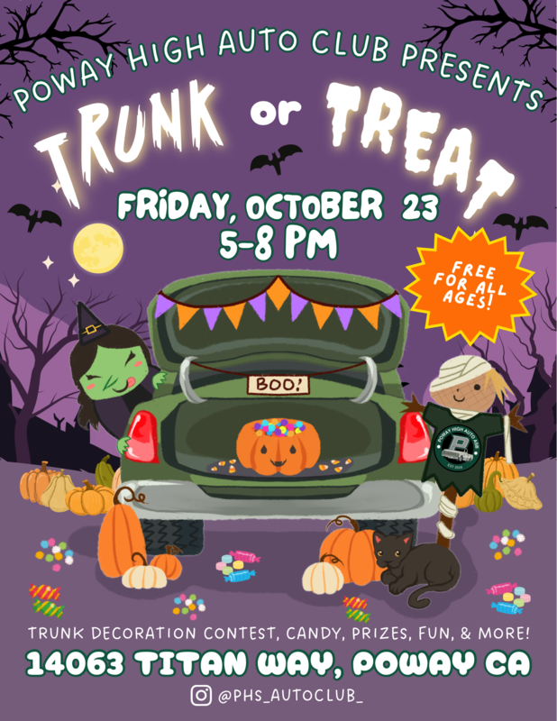 Trunk or Treat October 23