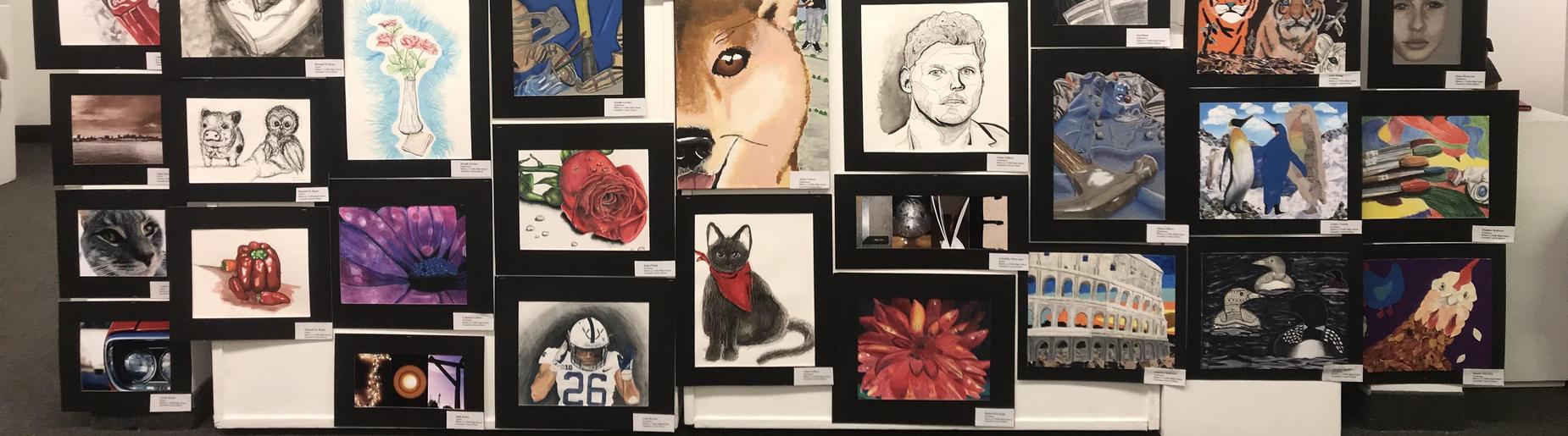 art work on display