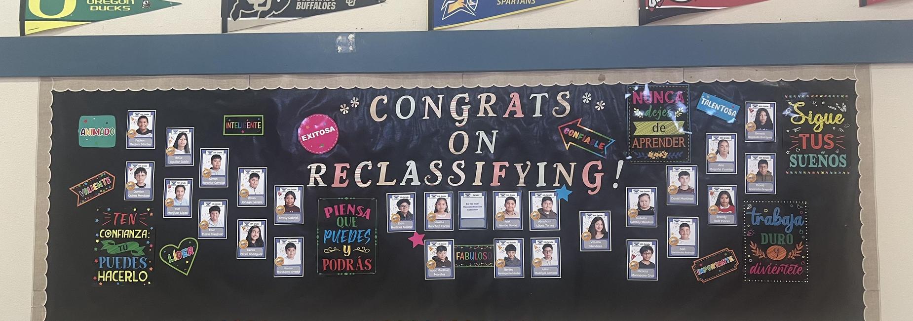 Bulletin Board on Reclassification