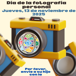 Flyer for individual student picture day Spanish