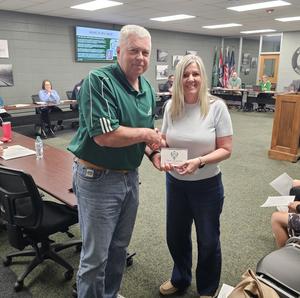 Congratulations Mrs. Johnston, March MVP