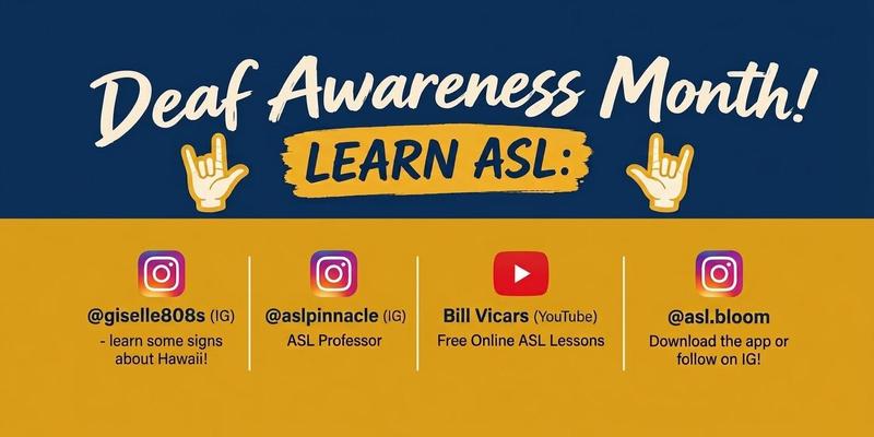 September is Deaf Awareness Month Featured Photo