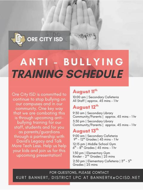Anti-Bullying Flyer