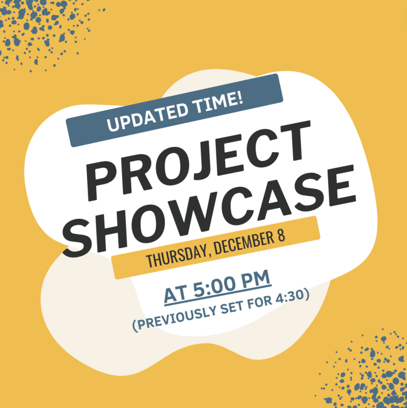 Upcoming Event: Project Showcase! Featured Photo