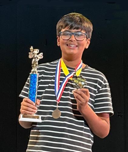Arva Parikh regional spelling bee 2nd place